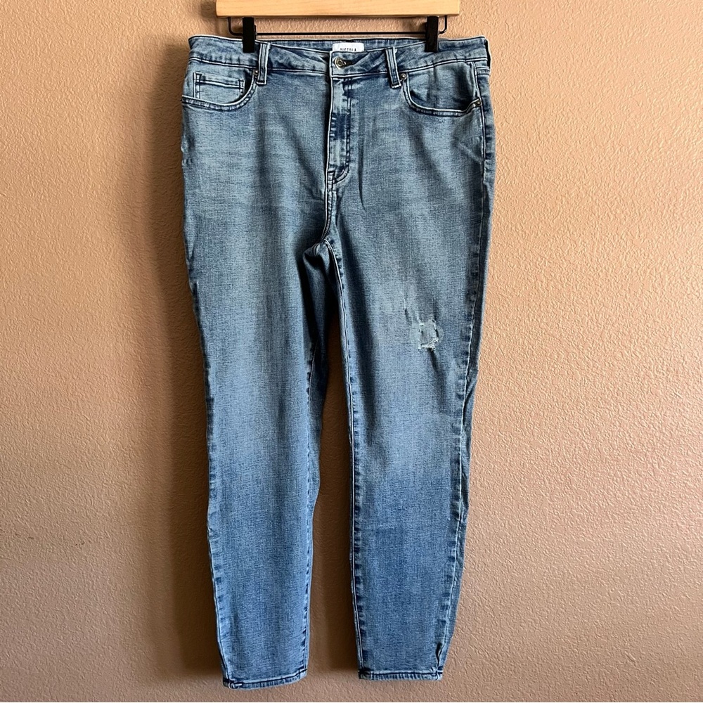 Pistola Distressed Skinny Jeans Size 33